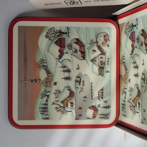 Pimpernel Vintage Coasters. Holiday Themed. - Picture 1 of 7